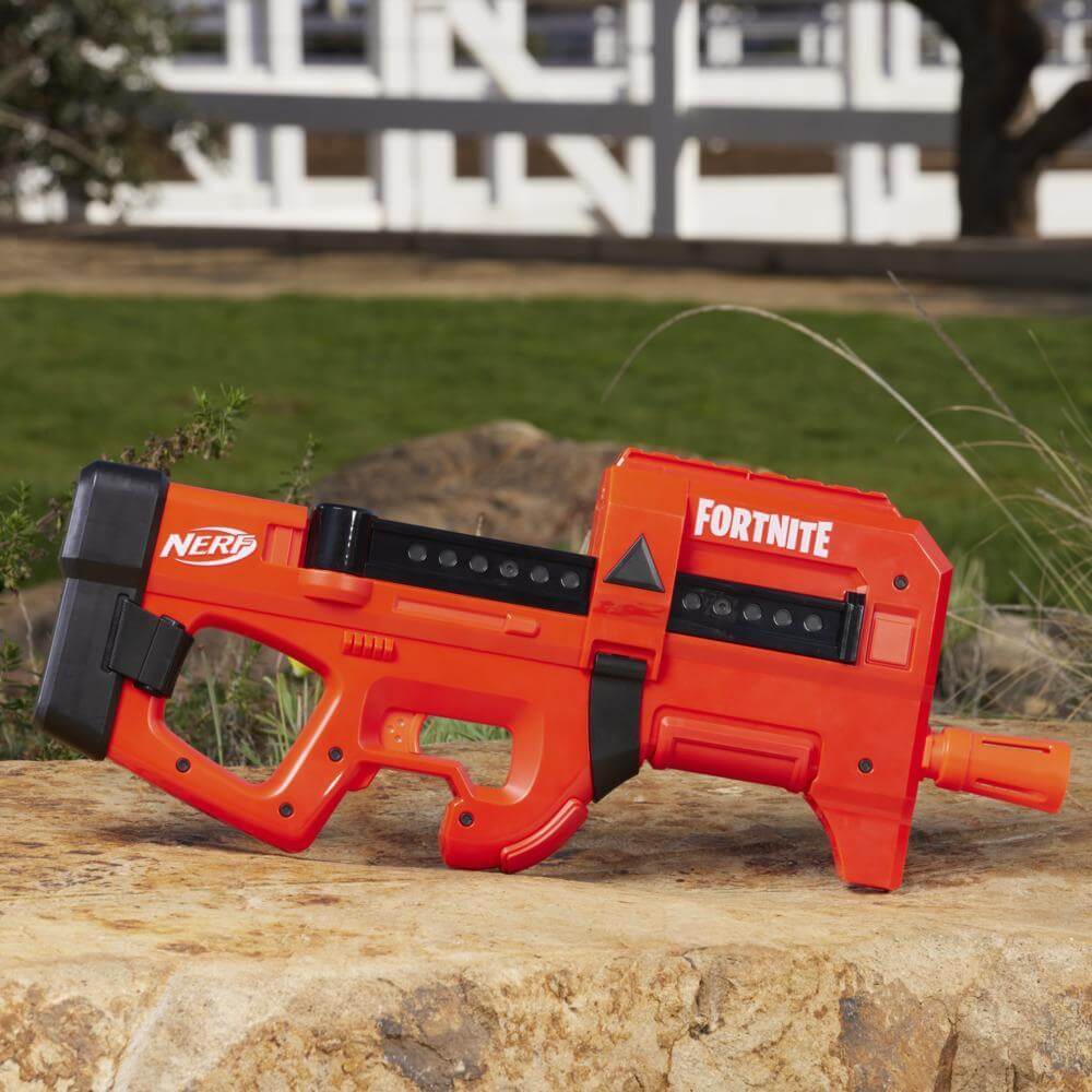 Nerf Fortnite Compact SMG Motorized Ultra Red Wrap Dart Blaster