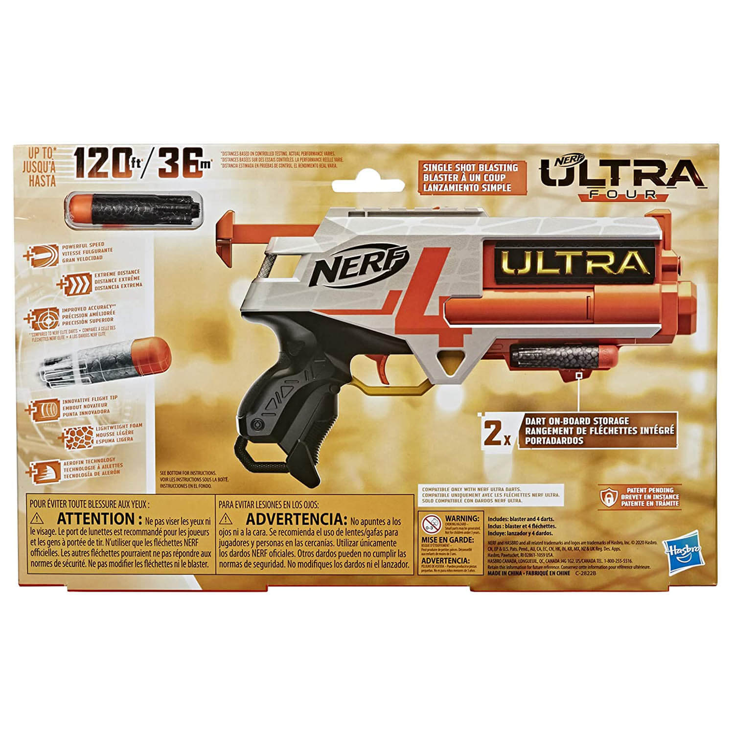 NERF Ultra Four Dart Blaster