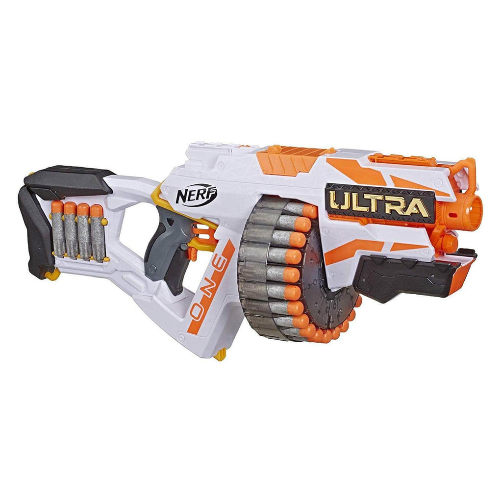 Hasbro NERF Ultra One Motorized Blaster - High-Capacity 25-Dart Drum, Shoots Up To 120 Feet