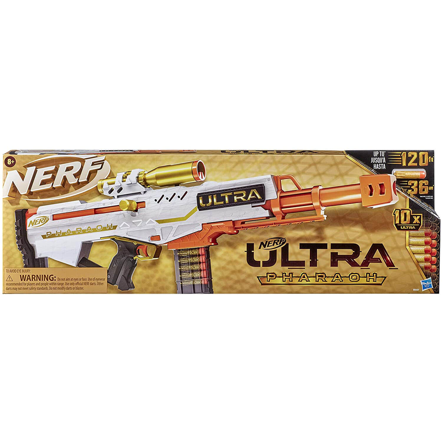 NERF Ultra Pharaoh Blaster with Premium Gold Accents