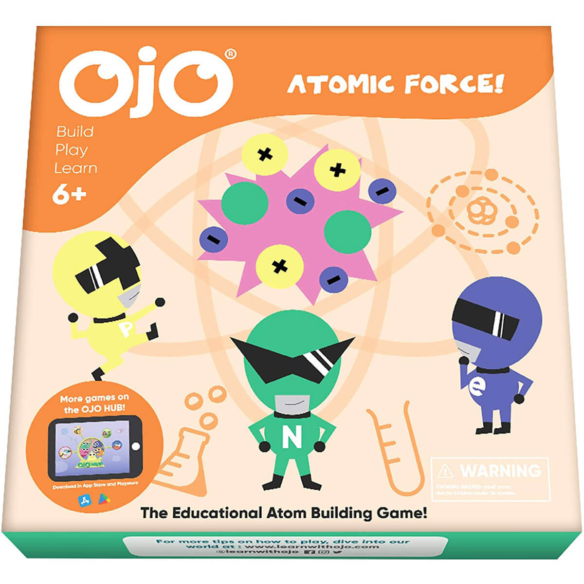 OjO Atomic Force Chemistry Science Board Game