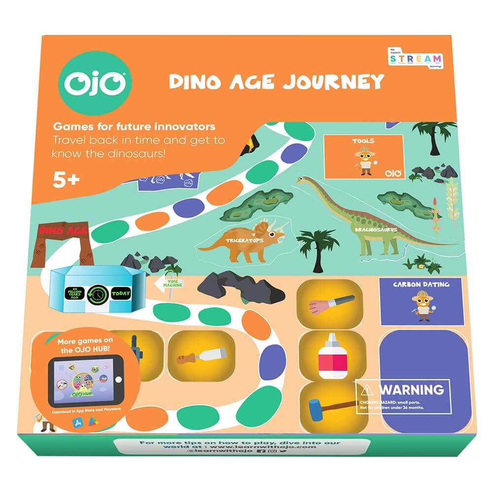 Ojo Dino Age Journey Archaeology Board Game