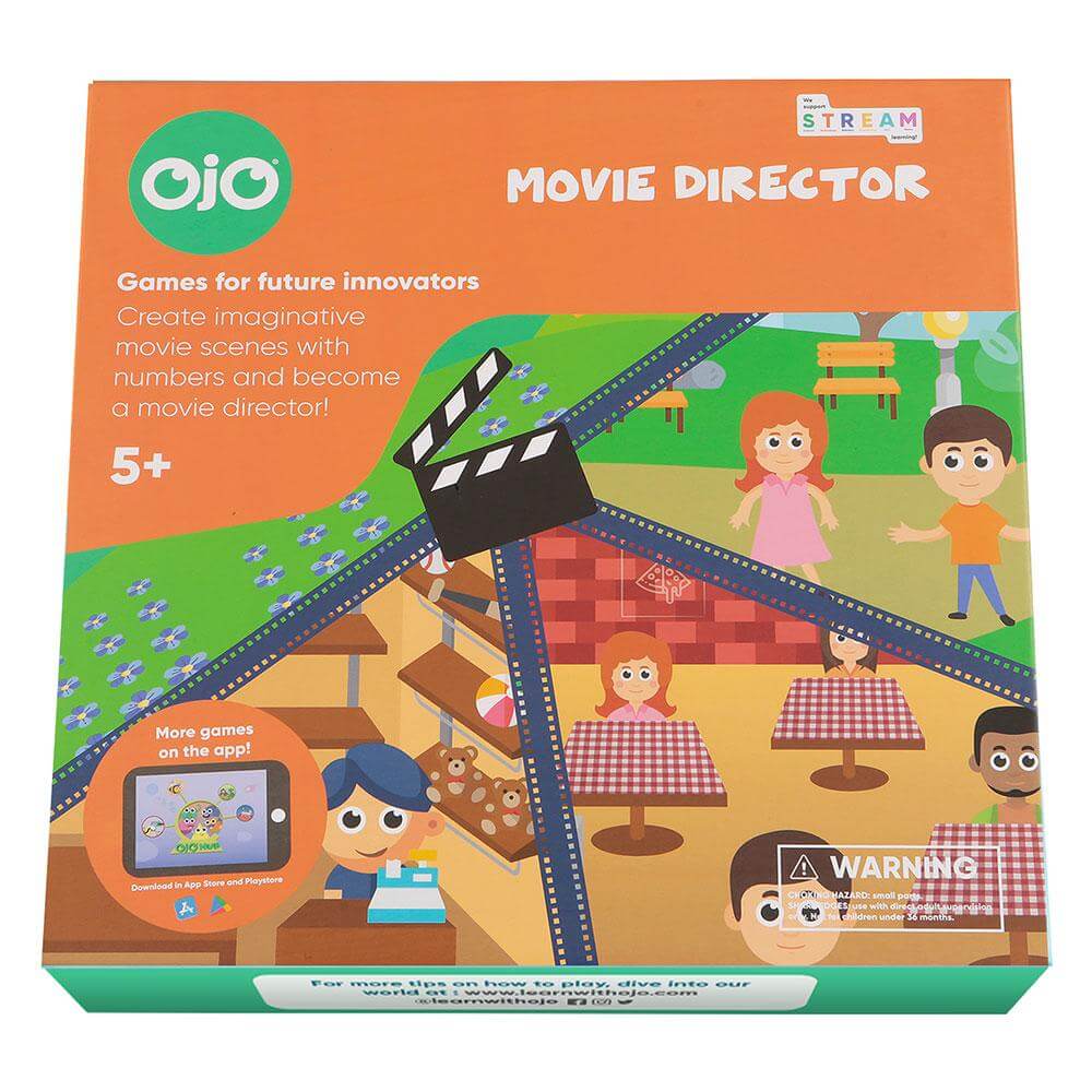 OjO Movie Director Math Board Game