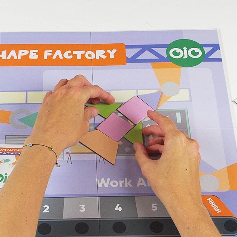 OjO Shape Factory Geometry Board Game