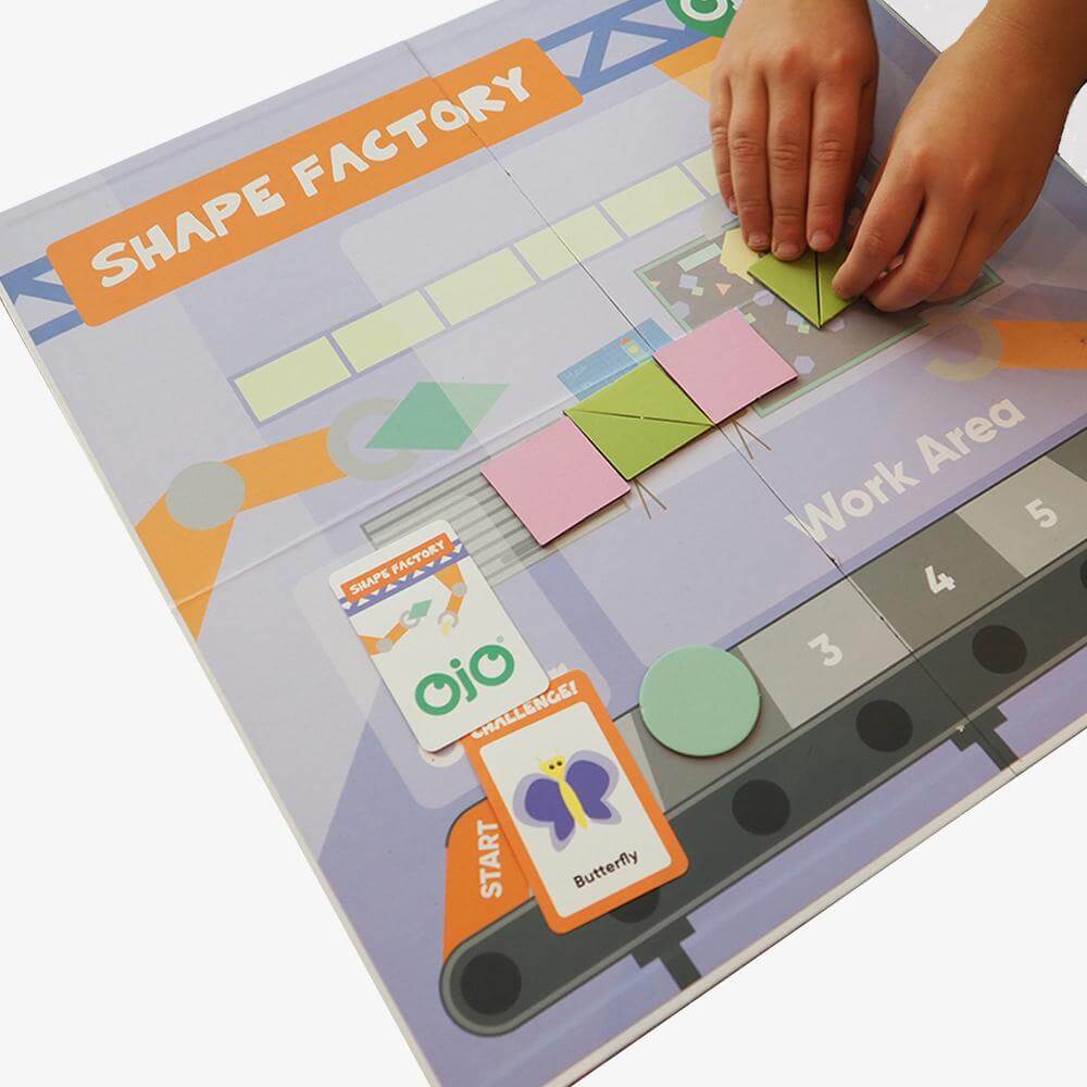 OjO Shape Factory Geometry Board Game
