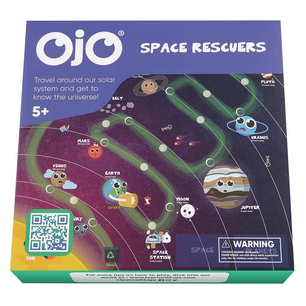 OjO Space Rescuers Science Board Game