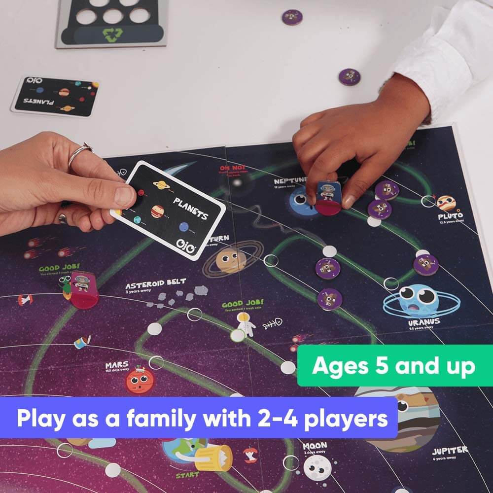 OjO Space Rescuers Science Board Game