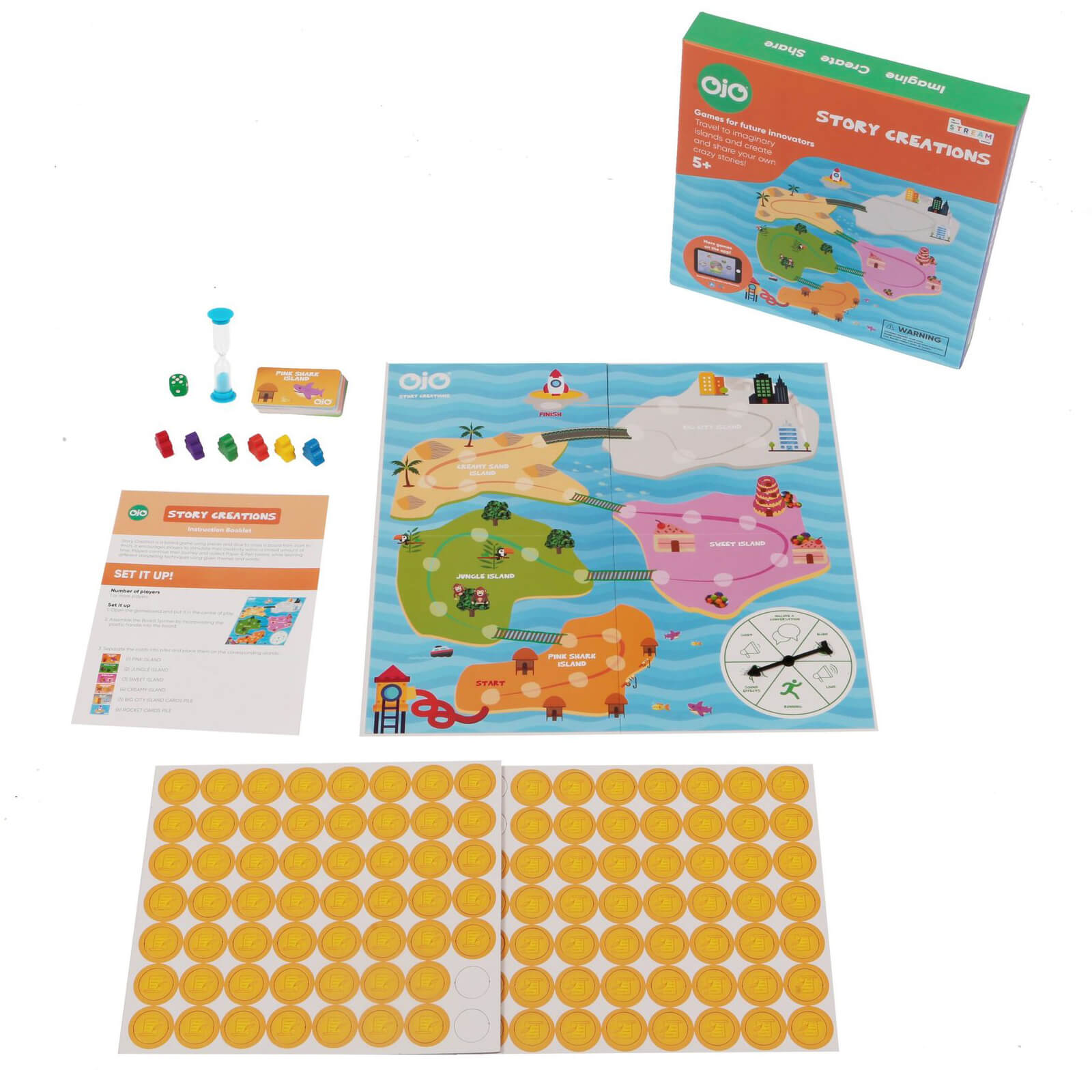 OjO Story Creations Storytelling Board Game