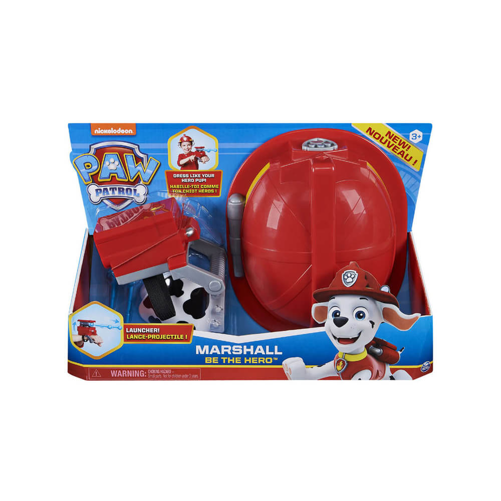 PAW Patrol, Be the Hero Marshall Role-Play Set with Hat and Wrist Launcher