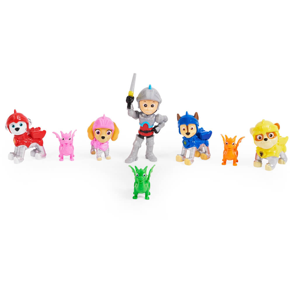 PAW Patrol Rescue Knights Ryder and Pups 8 Figure Gift Pack