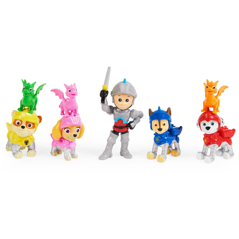 PAW Patrol Rescue Knights Ryder and Pups 8 Figure Gift Pack