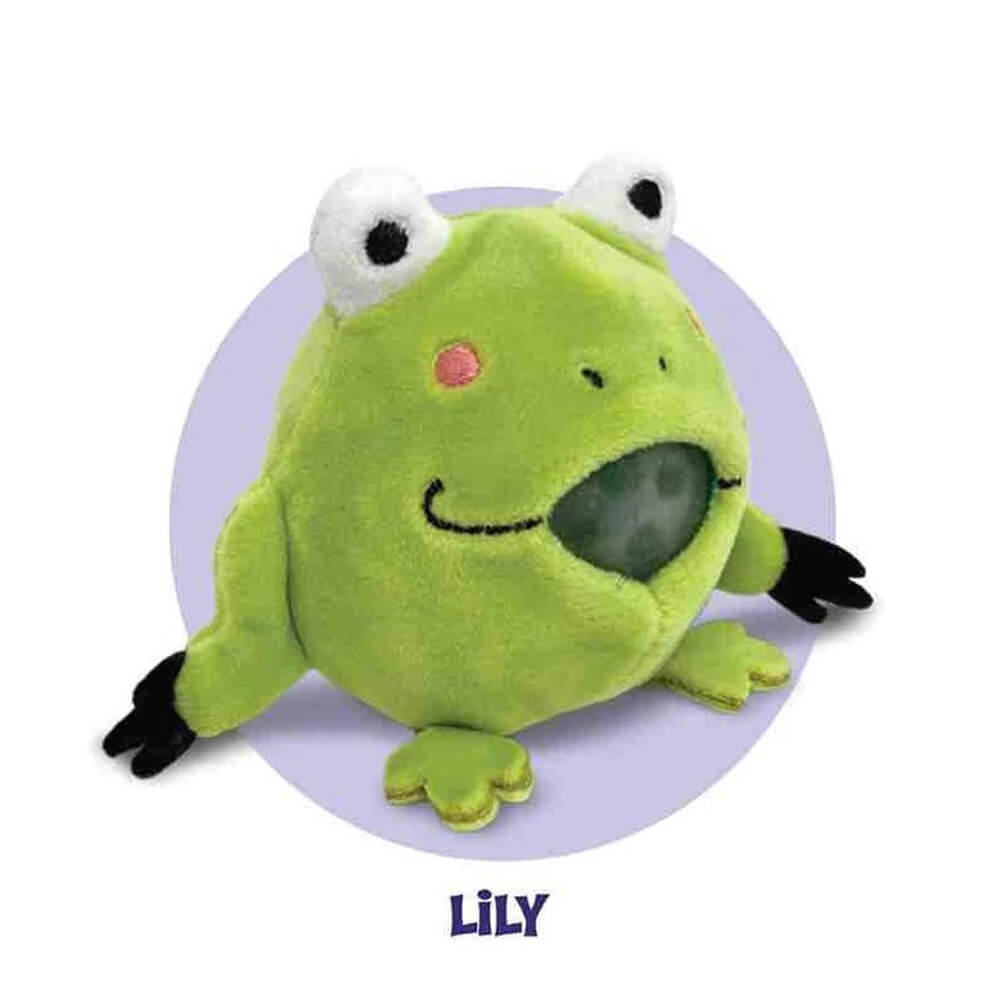 PBJs Barbyard Farm Series Lily Frog Plush Jelly Fidget Toy