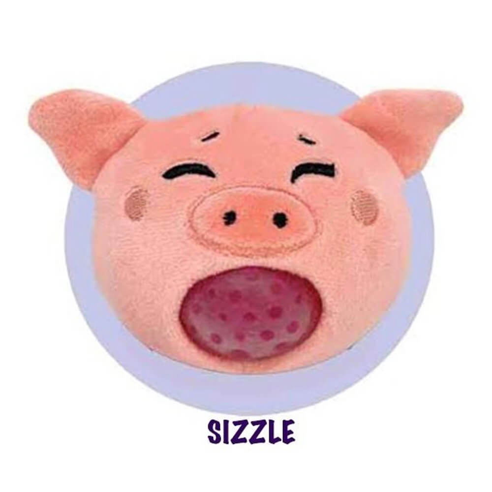 PBJs Barbyard Farm Series Sizzle Pig Plush Jelly Fidget Toy