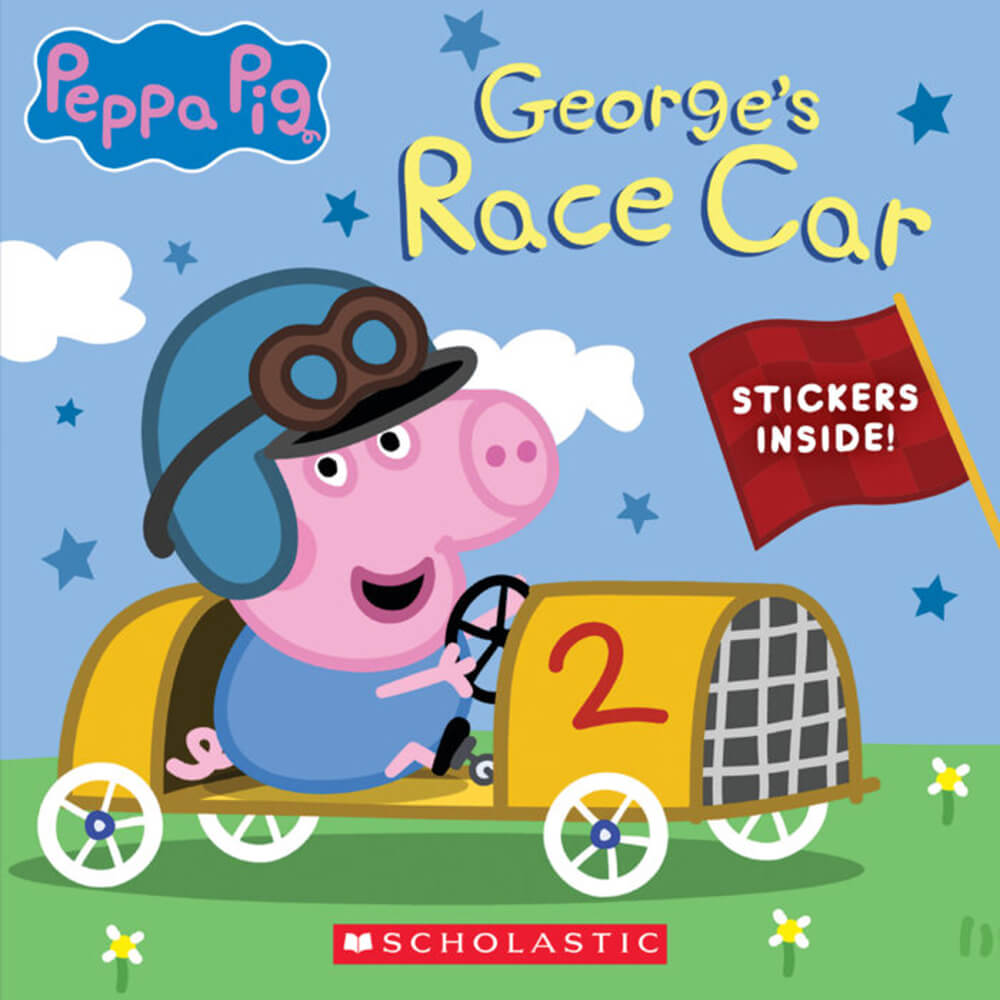 Peppa Pig: George's Race Car (Boardbook)