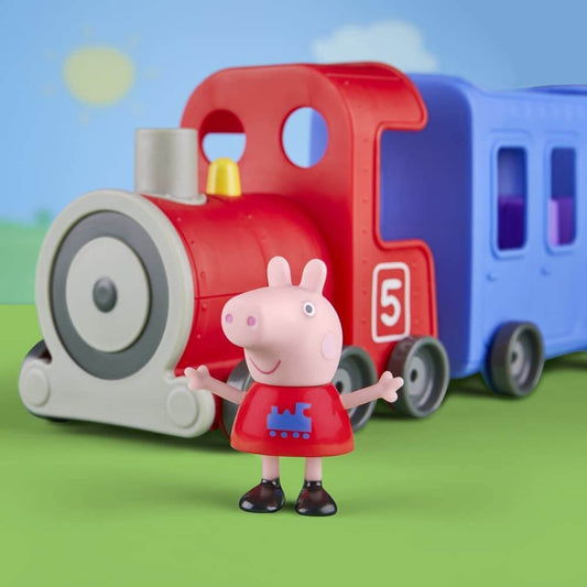Peppa Pig Peppa’s Adventures Miss Rabbit’s Train Preschool Toy ...