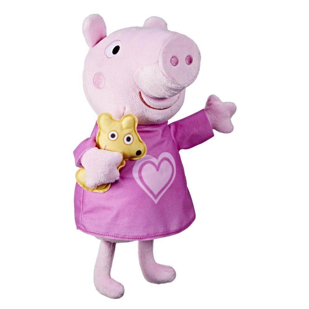 Peppa Pig Peppa’s Bedtime Lullabies Singing Plush Doll with Teddy Bear