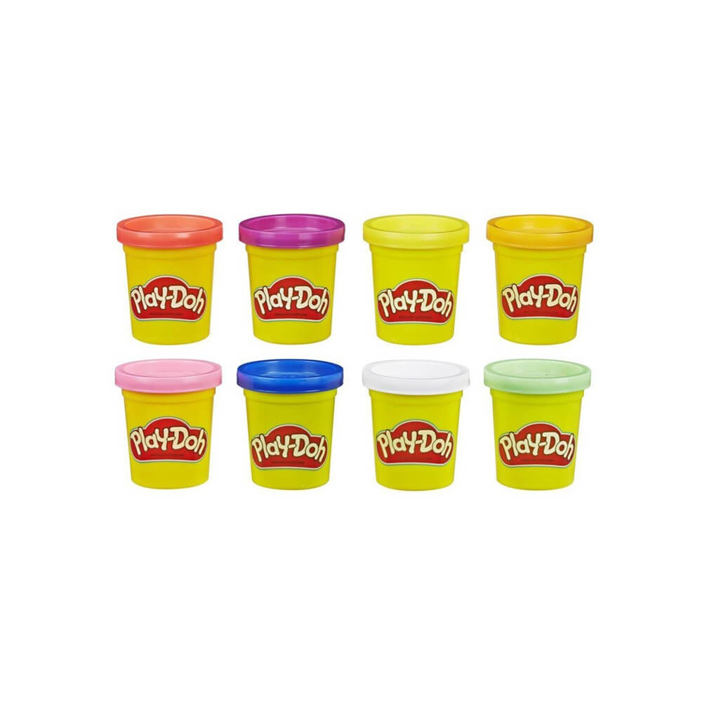 Play-Doh 8 Pack Rainbow Non Toxic Modeling Compound with 8 Colors