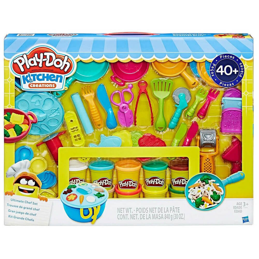 Play-Doh Kitchen Creations 40 Piece Ultimate Chef Set