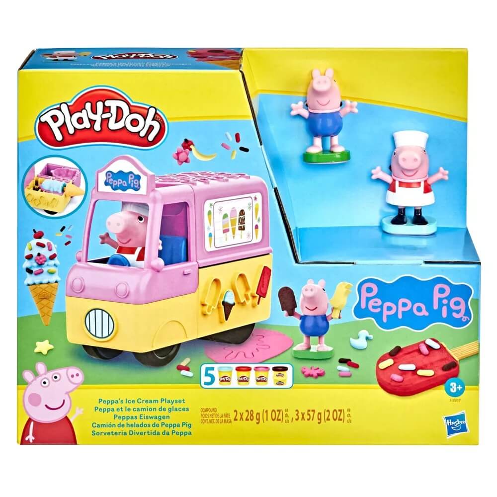 Play-Doh Peppa's Ice Cream Playset with Ice Cream Truck