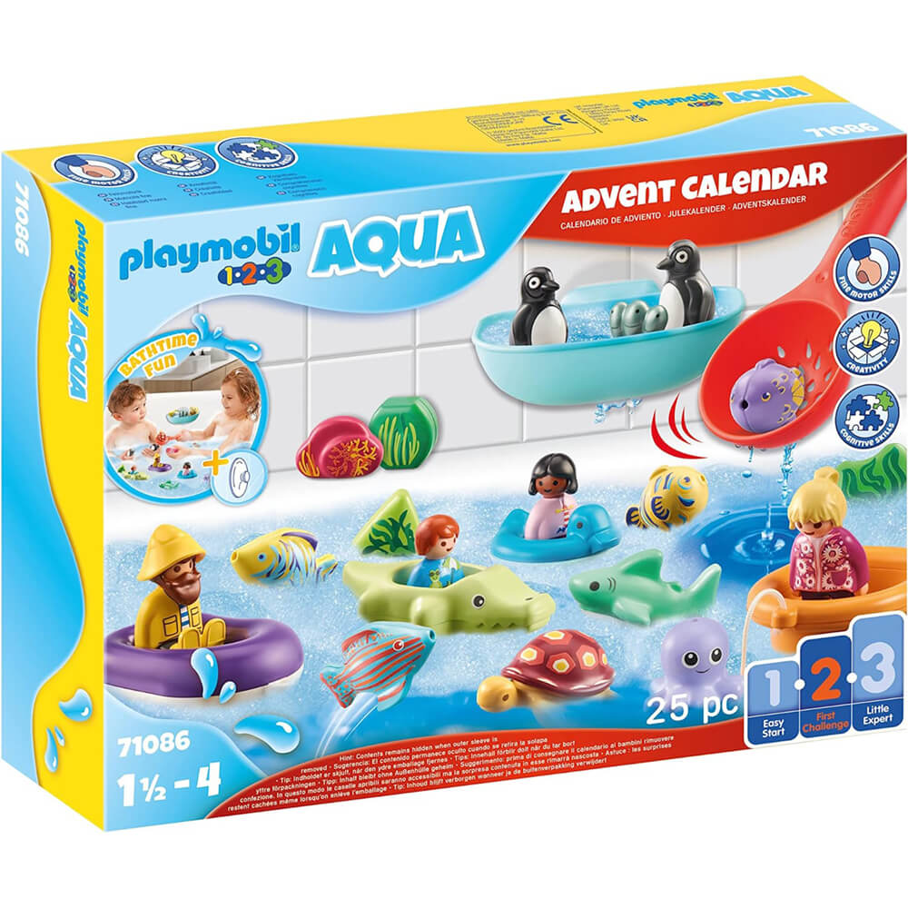 Playmobil 1.2.3 Bathtime Fun Advent Calendar Playset (71086)