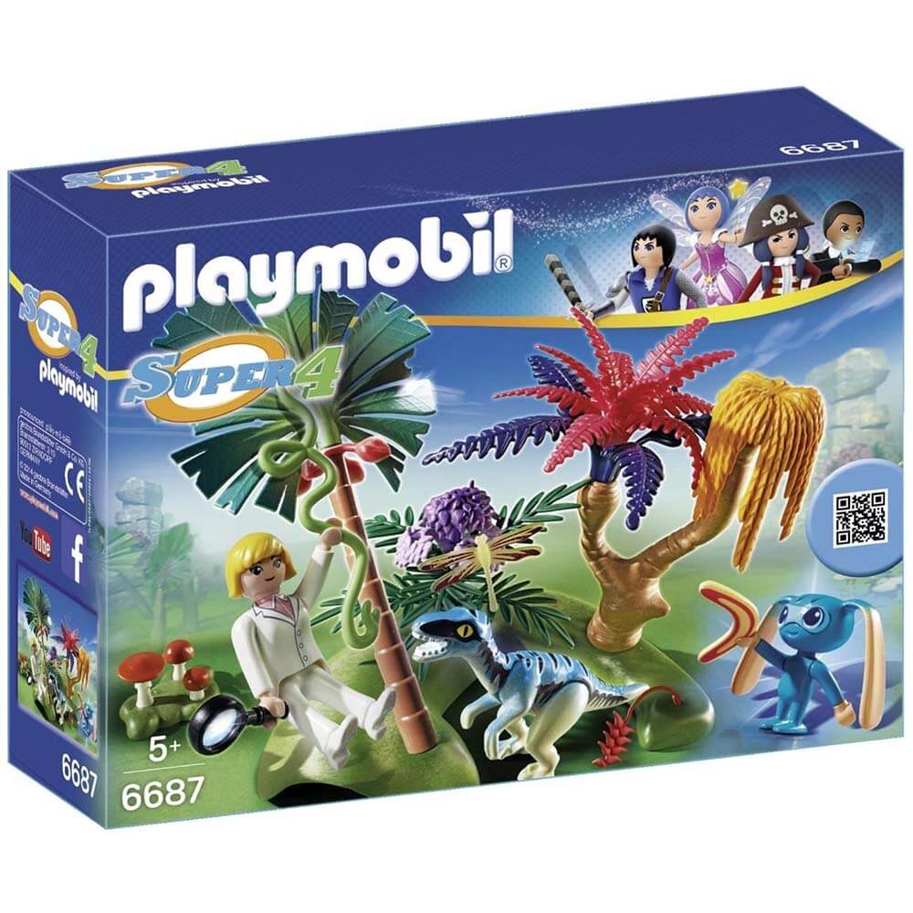 PLAYMOBIL Add-Ons Lost Island with Alien and Raptor (6687)
