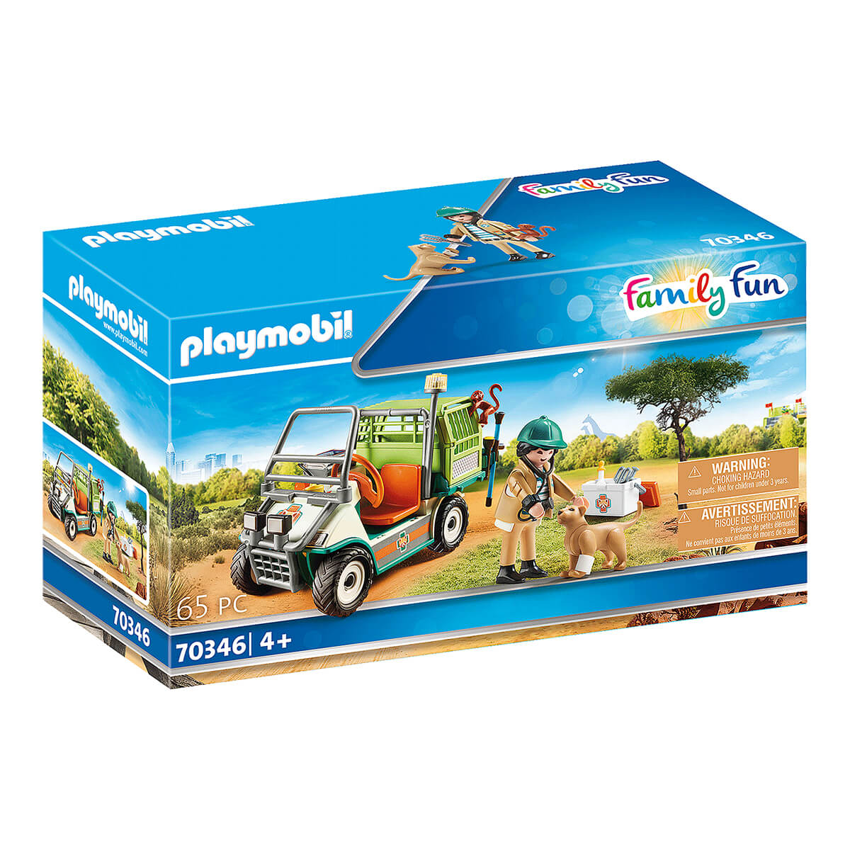 PLAYMOBIL Adventure Zoo Zoo Vet with Medical Cart (70346)