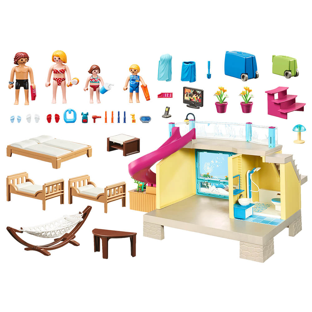 PLAYMOBIL Beach Hotel Bungalow with Pool (70435)