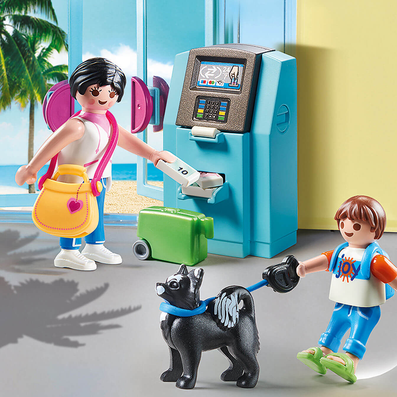 PLAYMOBIL Beach Hotel Tourists with ATM (70439)