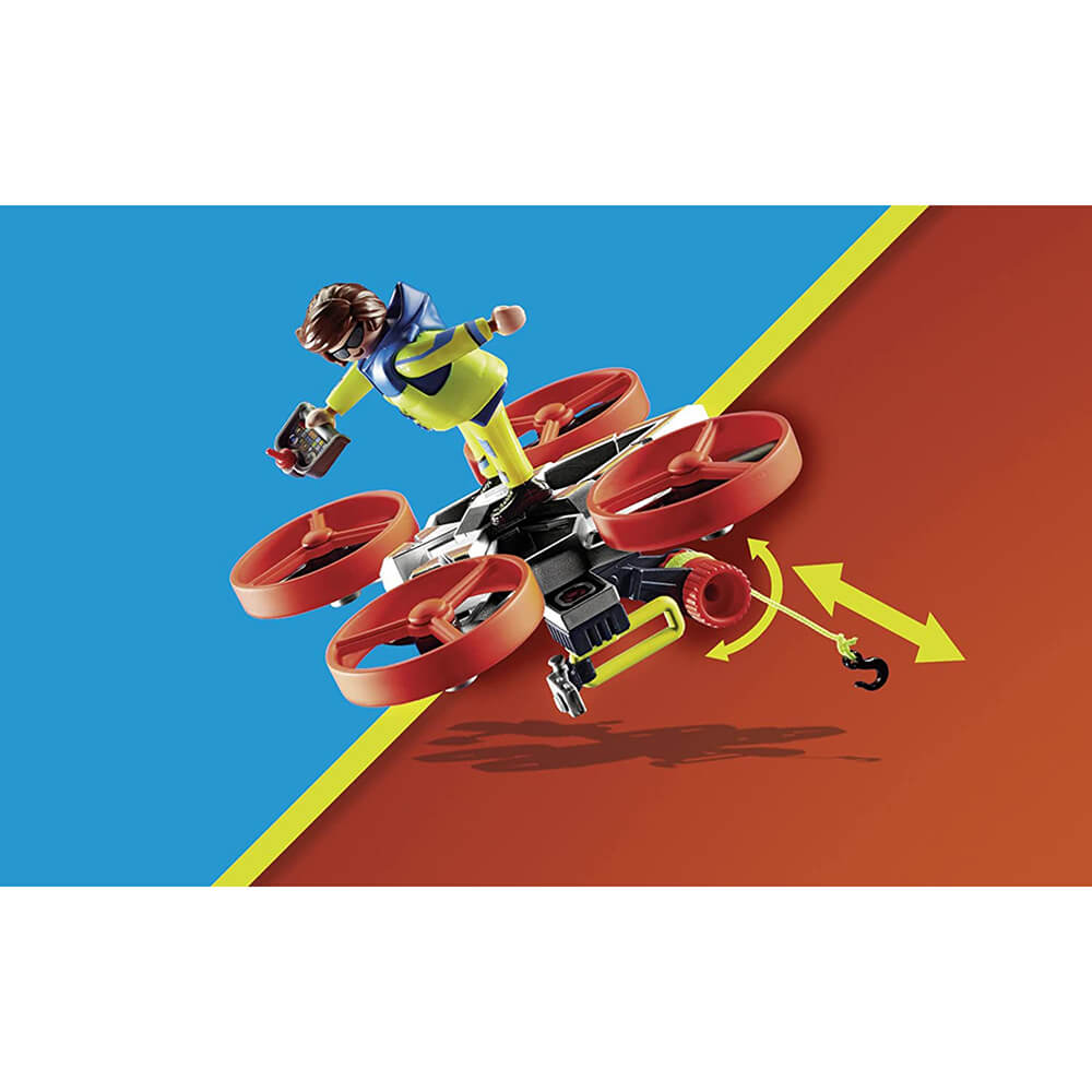 Playmobil City Action Diver Rescue with Drone Set (70143)