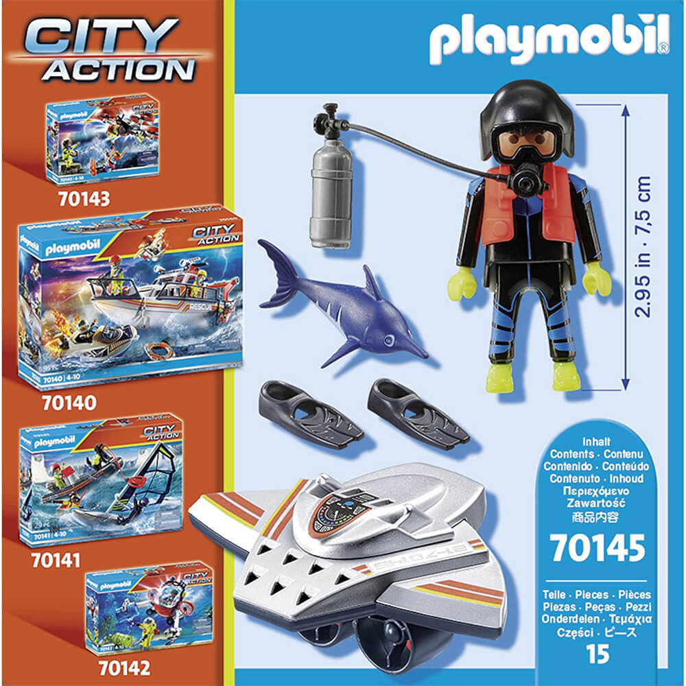 Playmobil City Action Diving Scooter Set (70145)