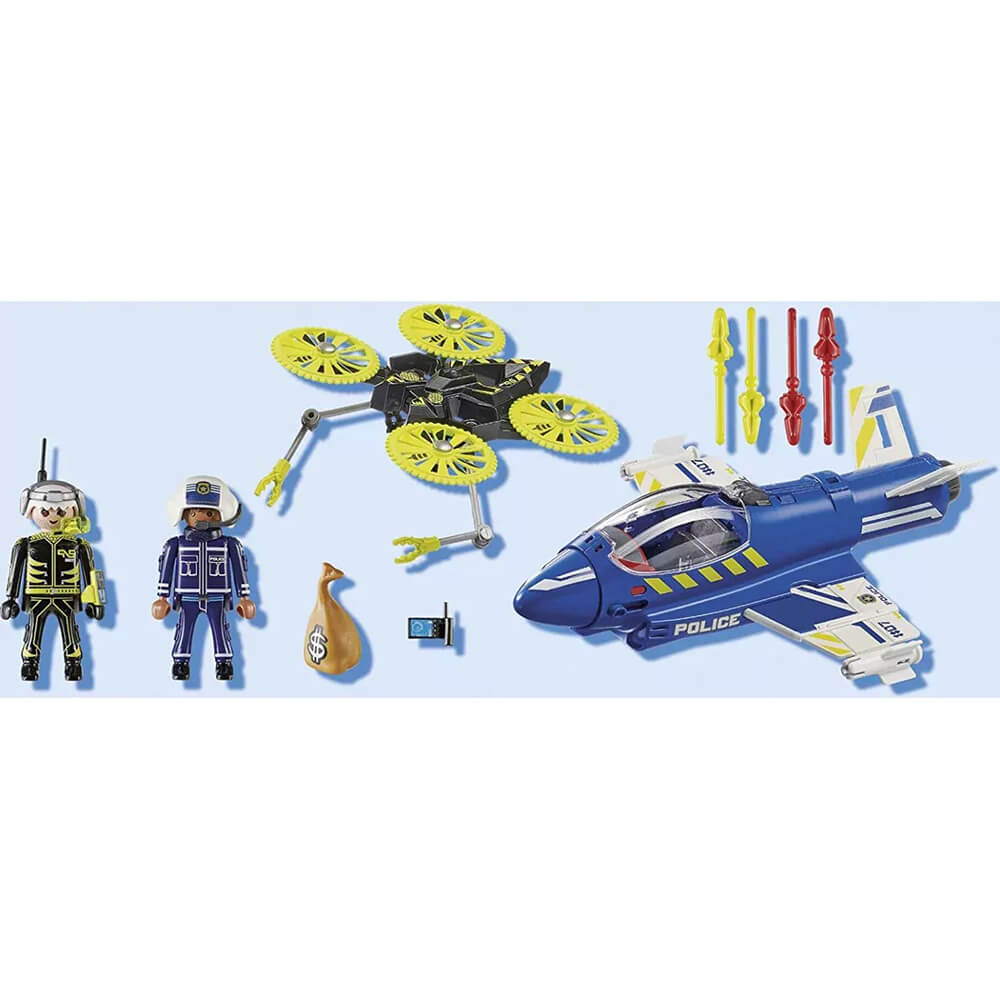 PLAYMOBIL City Action Police Jet with Drone (70780)