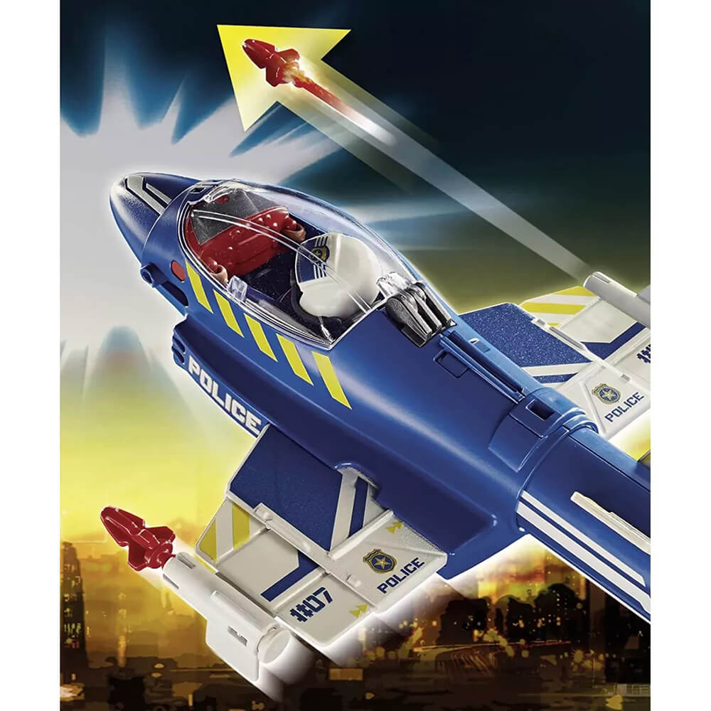 PLAYMOBIL City Action Police Jet with Drone (70780)