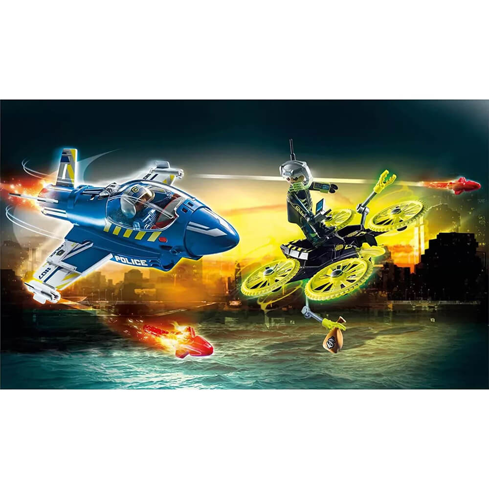 PLAYMOBIL City Action Police Jet with Drone (70780)