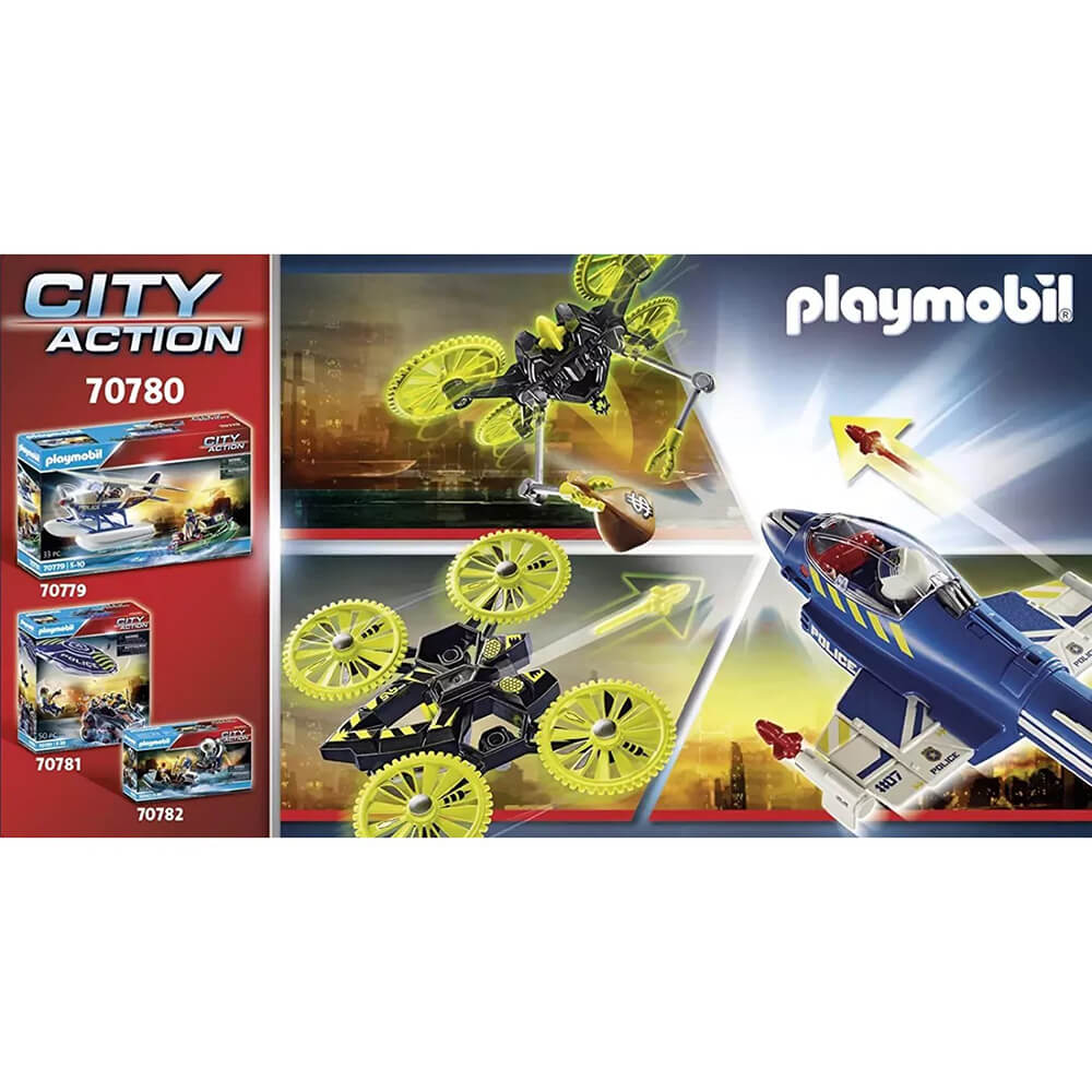 PLAYMOBIL City Action Police Jet with Drone (70780)