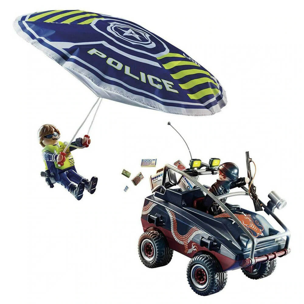 Playmobil City Action Police Parachute with Amphibious Vehicle (70781)