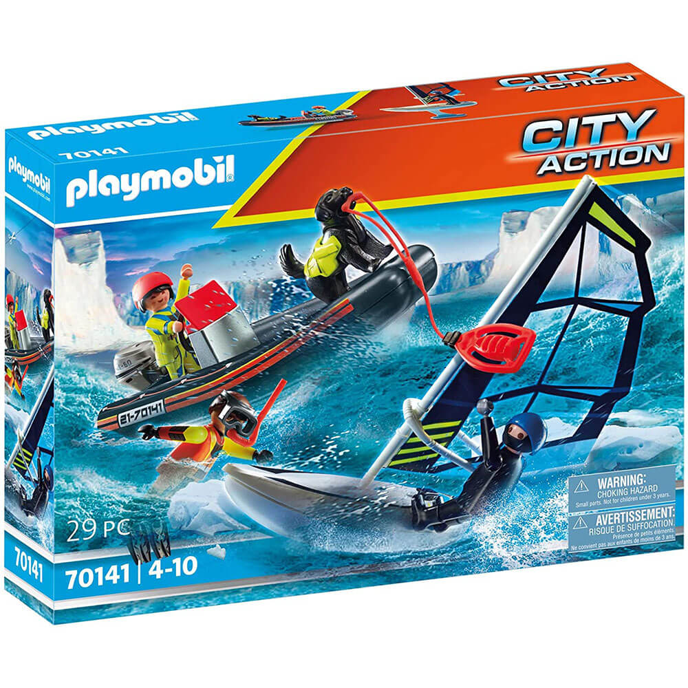 Playmobil City Action Water Rescue with Dog Set (70141)