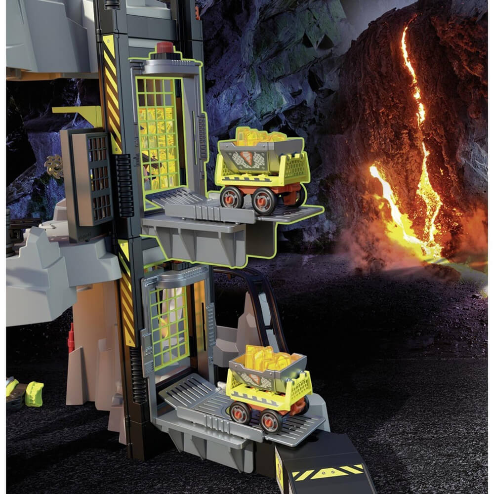PLAYMOBIL Dino Mine Playset | Dino Rise Adventure With Mine Carts, Lab & Figures