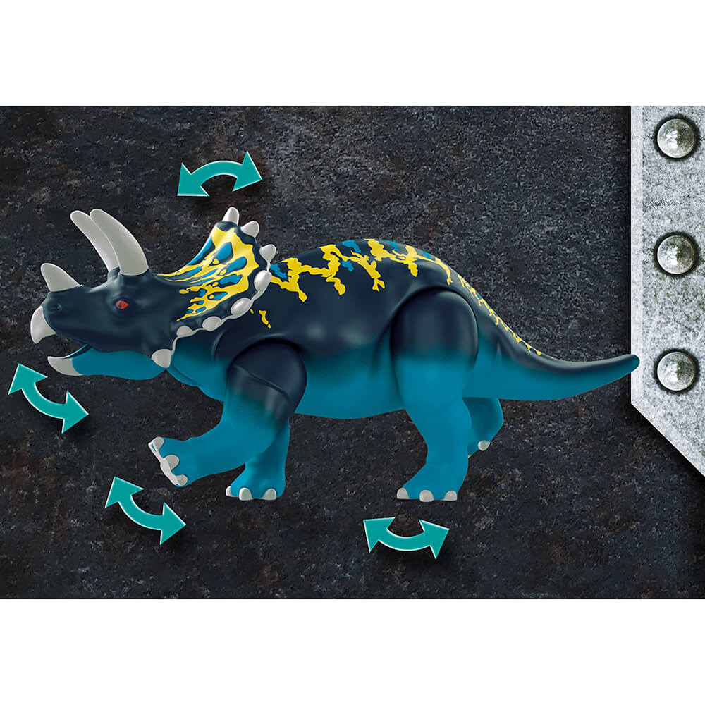PLAYMOBIL Dinos Triceratops: Battle for the Legendary Stones (70627)