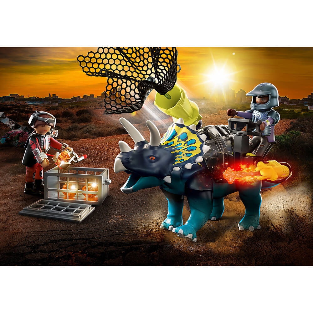 PLAYMOBIL Dinos Triceratops: Battle for the Legendary Stones (70627)