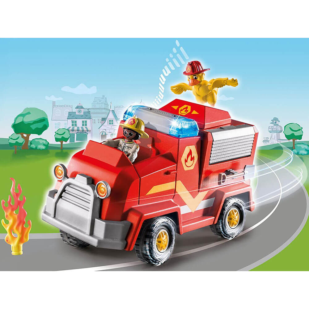 Playmobil Duck on Call Fire Brigade Emergency Vehicle Playset