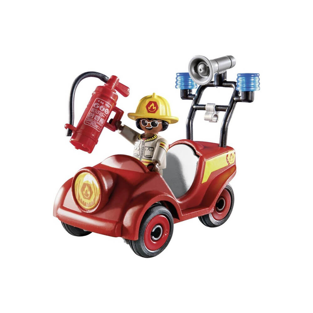 Playmobil DUCK ON CALL Fire Rescue Mini Car Playset (70828)