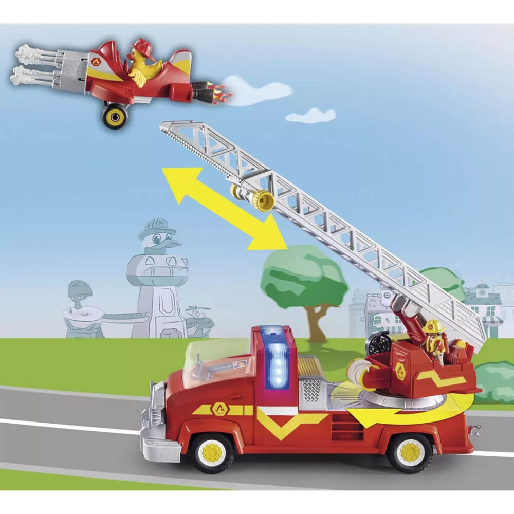 Playmobil DUCK ON CALL Fire Rescue Truck Playset (70911)