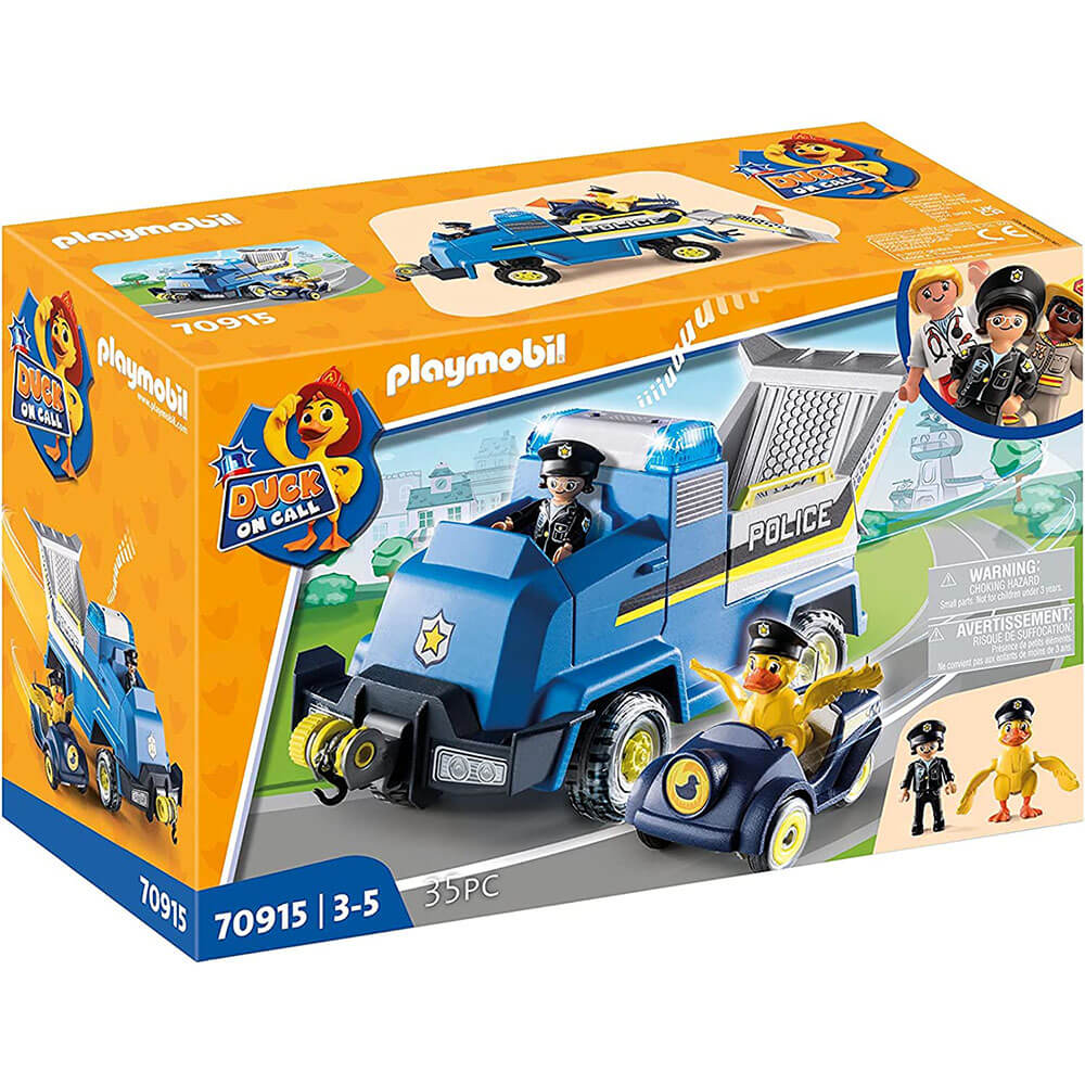 Playmobil Duck on Call Police Emergency Vehicle Playset