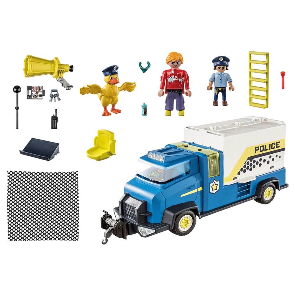 Playmobil DUCK ON CALL Police Truck Playset (70912)