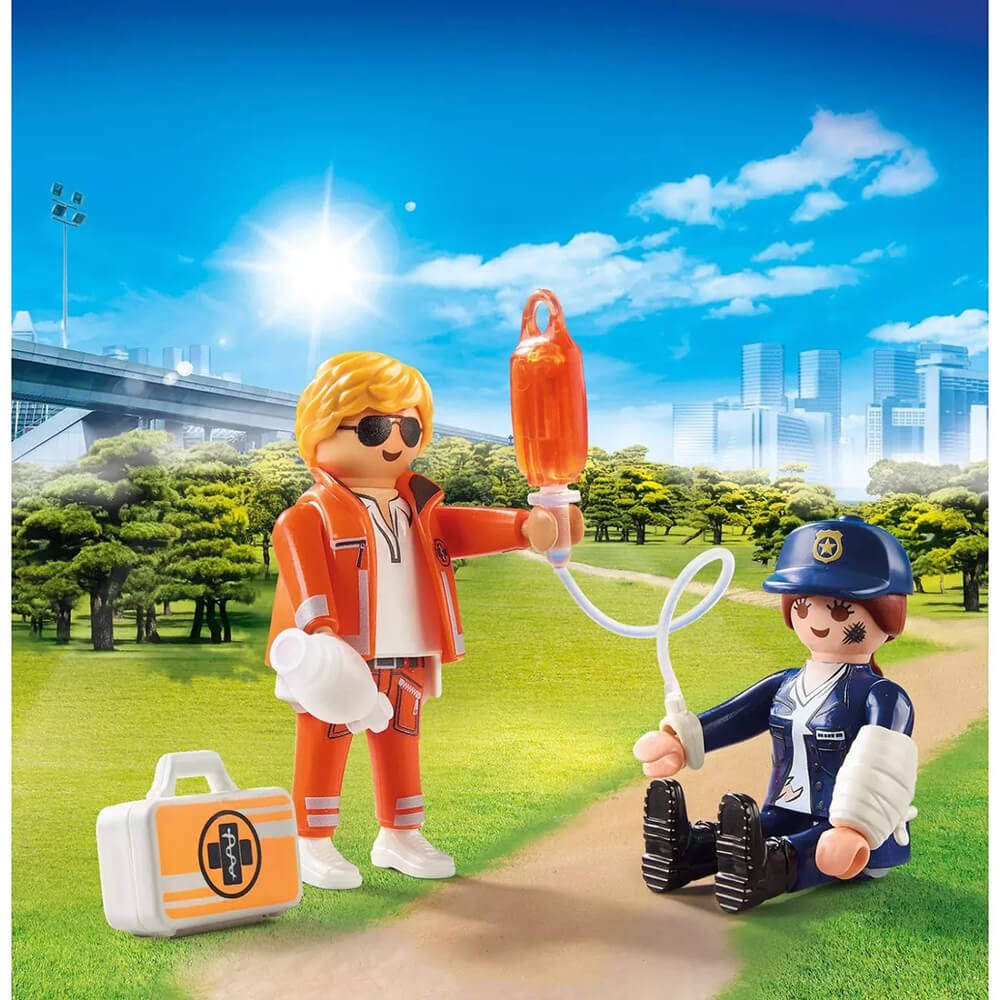 Playmobil DuoPack Doctor and Police Officer Playset (70823)