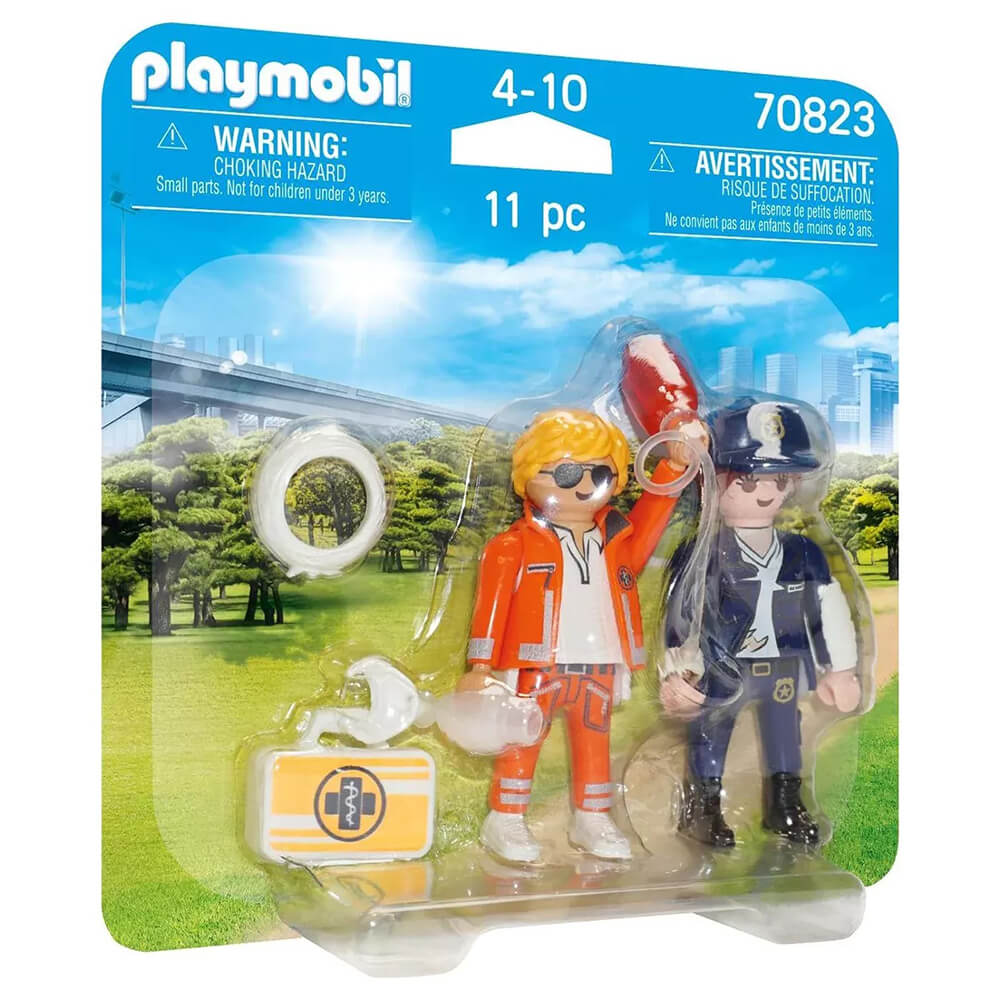 Playmobil DuoPack Doctor and Police Officer Playset (70823)