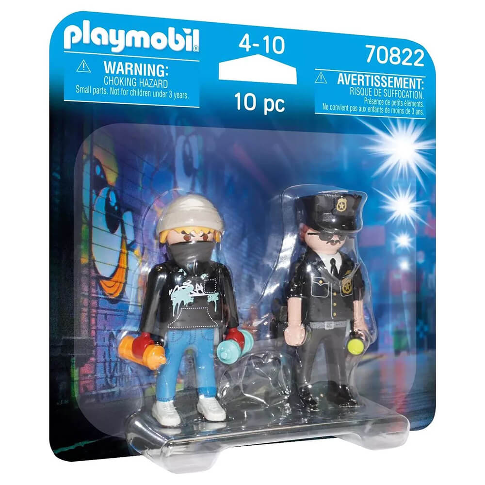 Playmobil DuoPack Policeman and Street Artist Playset (70822)