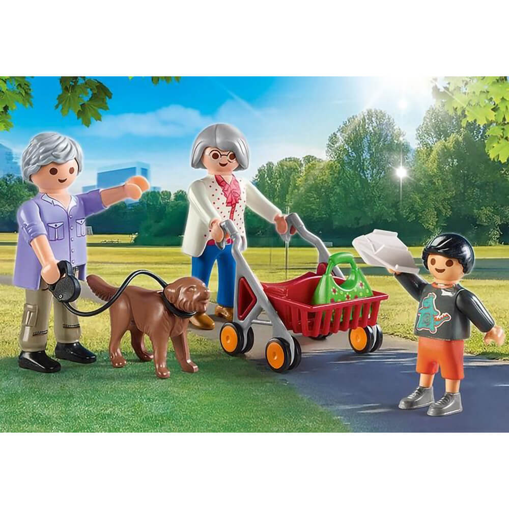 Playmobil Grandparents with Child Playset