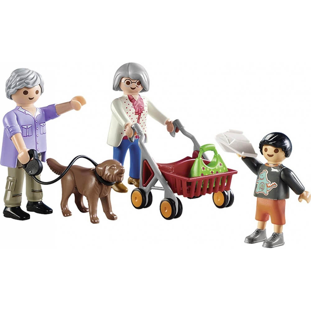 Playmobil Grandparents with Child Playset