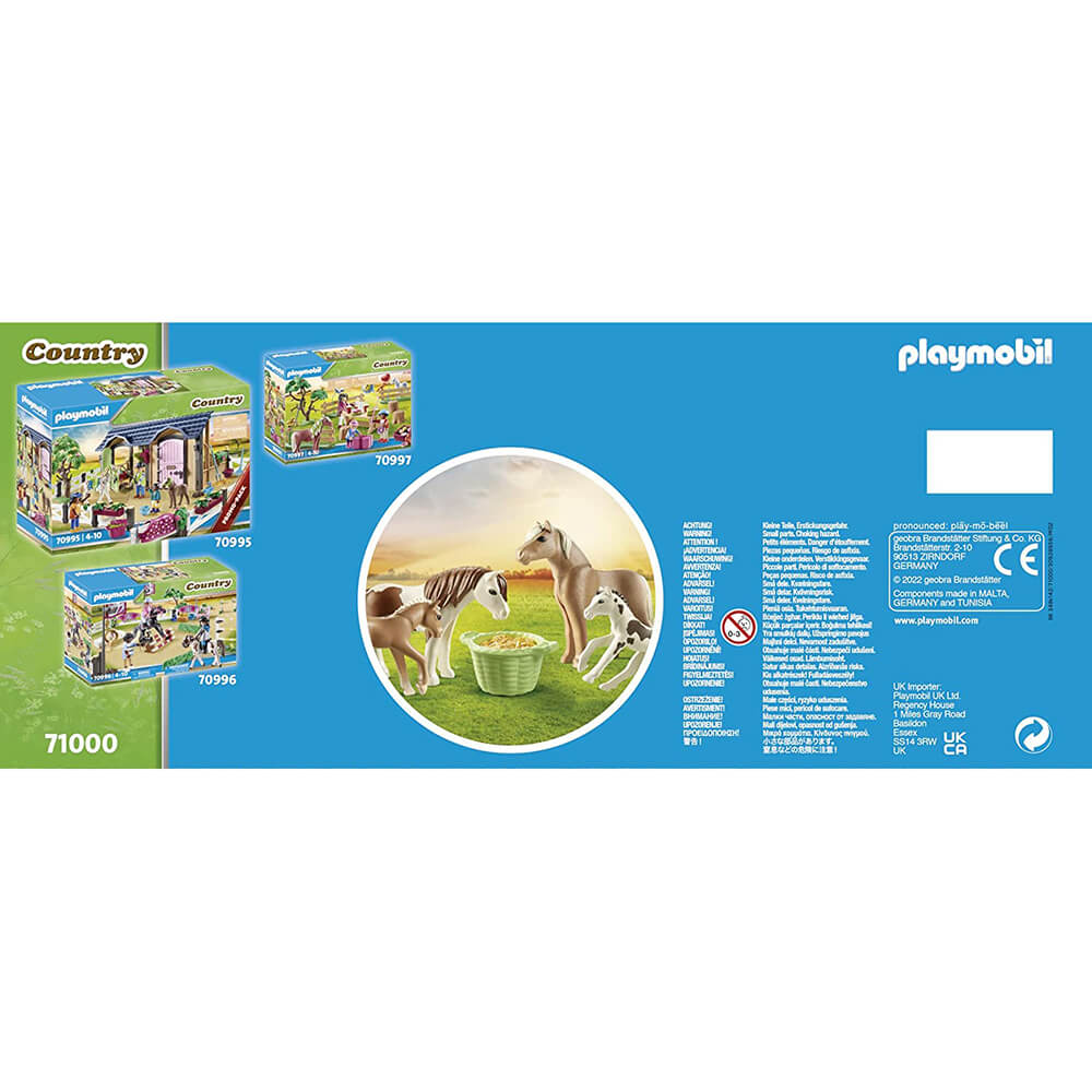 PLAYMOBIL Icelandic Ponies with Foals (71000)